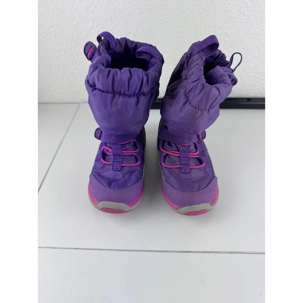 Stride Rite Girls M2P Sneaker‎ Boot Purple Pink 200 Gram Insulation 8 Waterproof